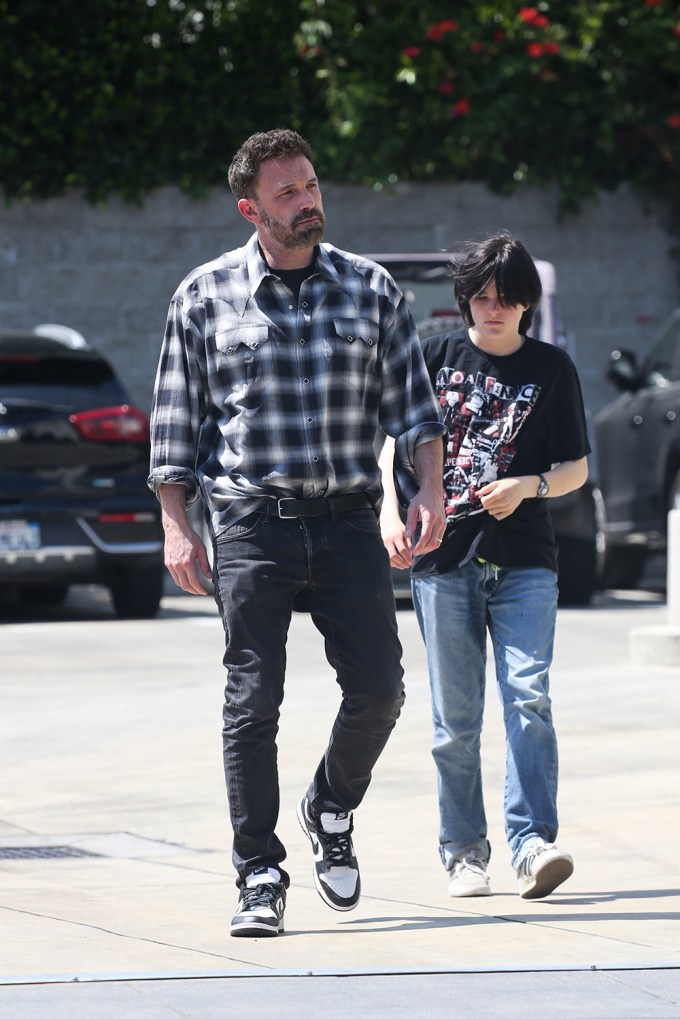 Ben Affleck & Seraphina In Santa Monica