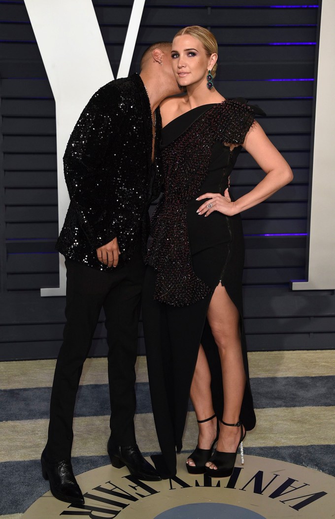 Ashlee Simpson & Evan Ross At Vanity Fair’s Party