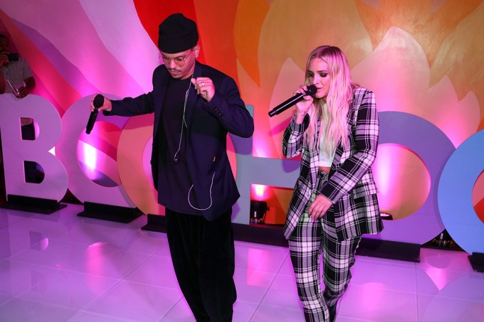 Ashlee Simpson & Evan Ross At New York Fashion Week