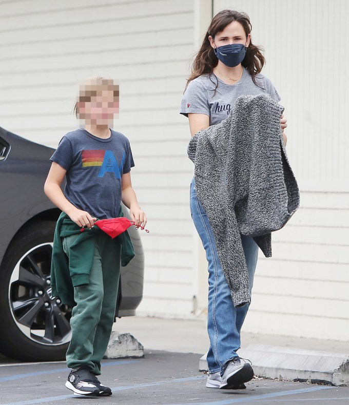 Jennifer Garner Takes Samuel Ice Skating