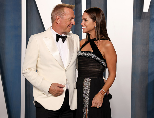 Kevin Costner and Christine Baumgartner