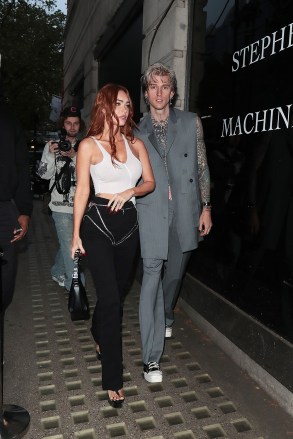 London, UNITED KINGDOM  - Machine Gun Kelly and Megan Fox attend an event in London.

Pictured: Machine Gun Kelly, Megan Fox

BACKGRID USA 30 MAY 2023 

BYLINE MUST READ: justinpalmer_ldn / BACKGRID

USA: +1 310 798 9111 / usasales@backgrid.com

UK: +44 208 344 2007 / uksales@backgrid.com

*UK Clients - Pictures Containing Children
Please Pixelate Face Prior To Publication*