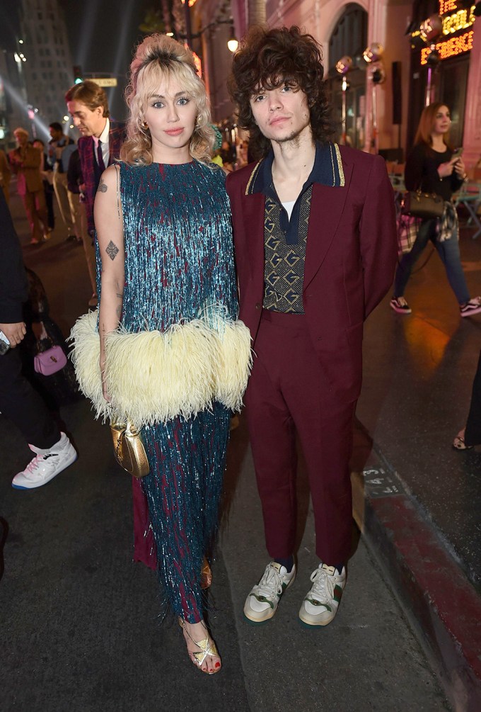 Miley Cyrus & Maxx Morando At Gucci 2021