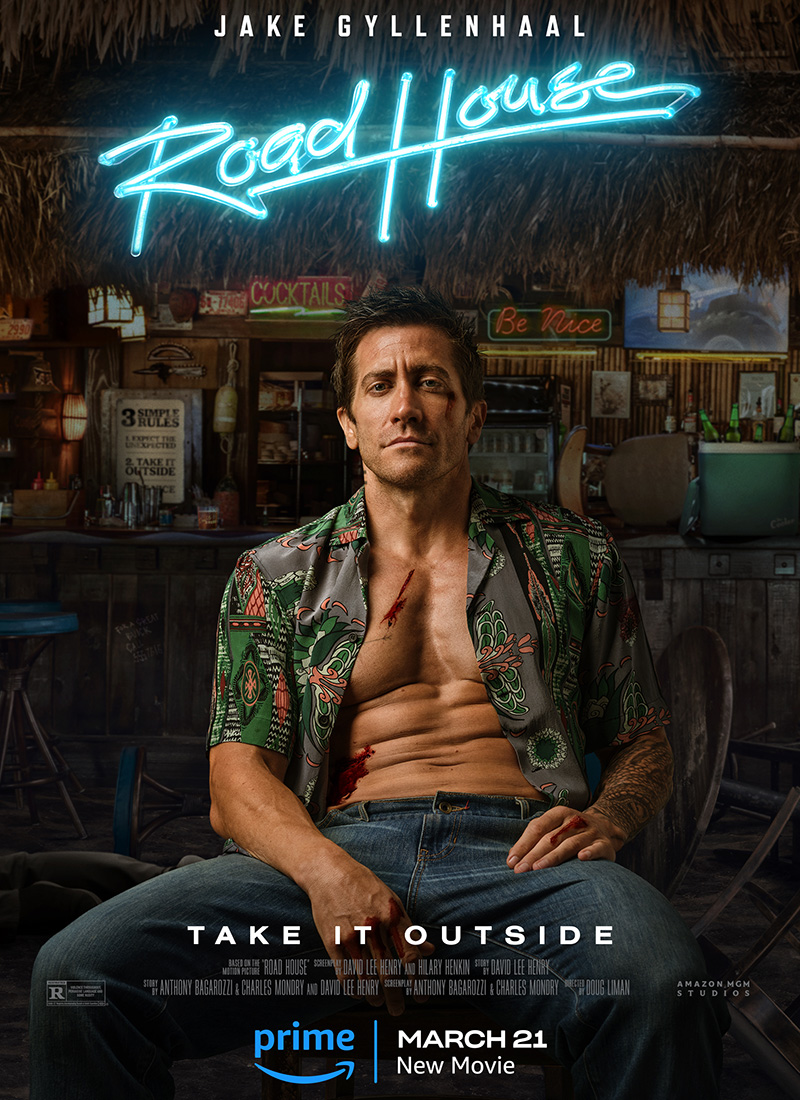 Jake Gyllenhaal on the post for the 2024 remake of 'Road House'