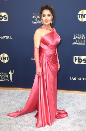 Salma Hayek
28th Annual Screen Actors Guild Awards, Arrivals, The Barker Hangar, Santa Monica, Los Angeles, USA - 27 Feb 2022