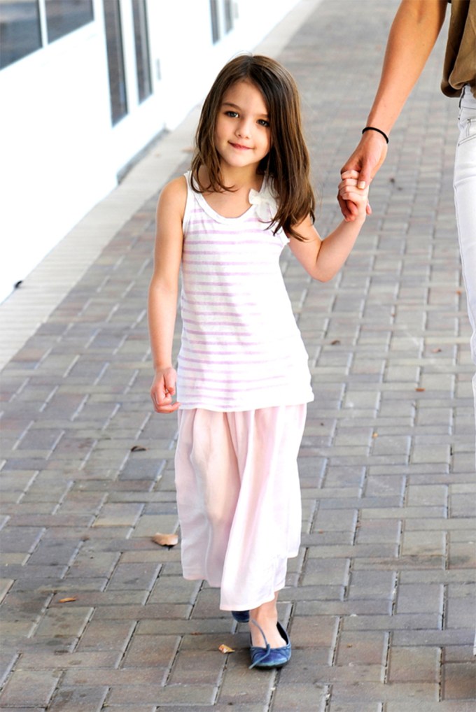 Katie Holmes & Suri Cruise Get Ice Cream In Miami